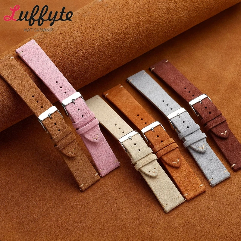 Vintage Suede Genuine Leather  - Suede Strap Watch review and price