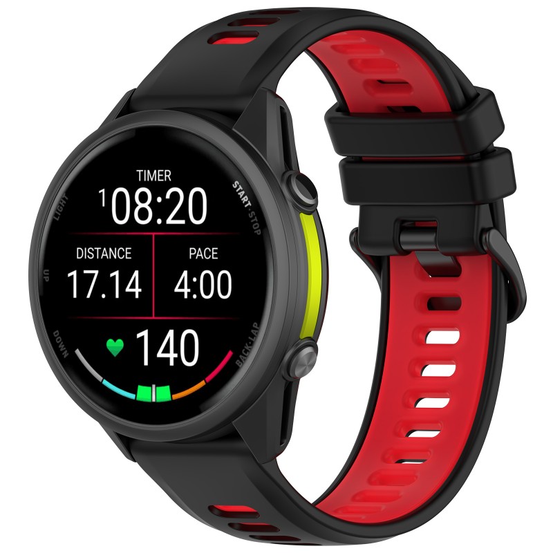 Two Color Silicone Strap 22MM  - Silicone Watch Band 22Mm review and price