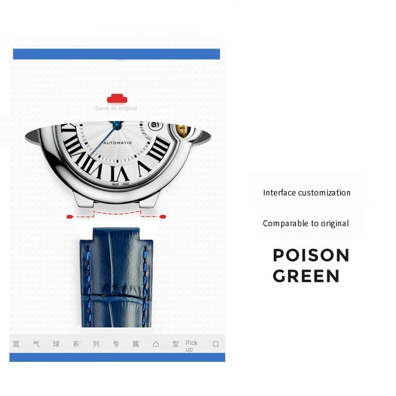 Watch Band for Cartier Bracele - Cartier Watch Ballon Bleu review and price