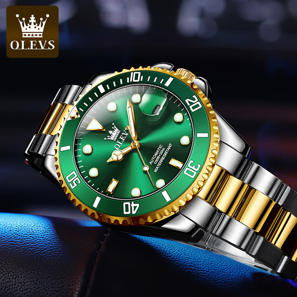 OLEVS 6650 Mechancial Watch fo - Rolex Watch Submariner review and price