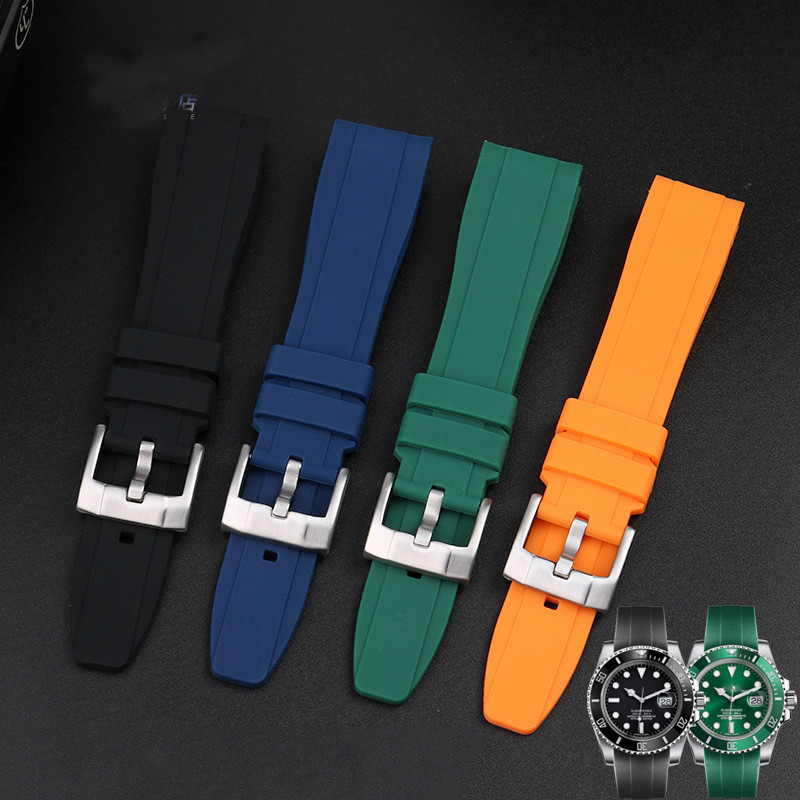 Curved Interface Rubber Strap  - Rolex Watch Submariner review and price