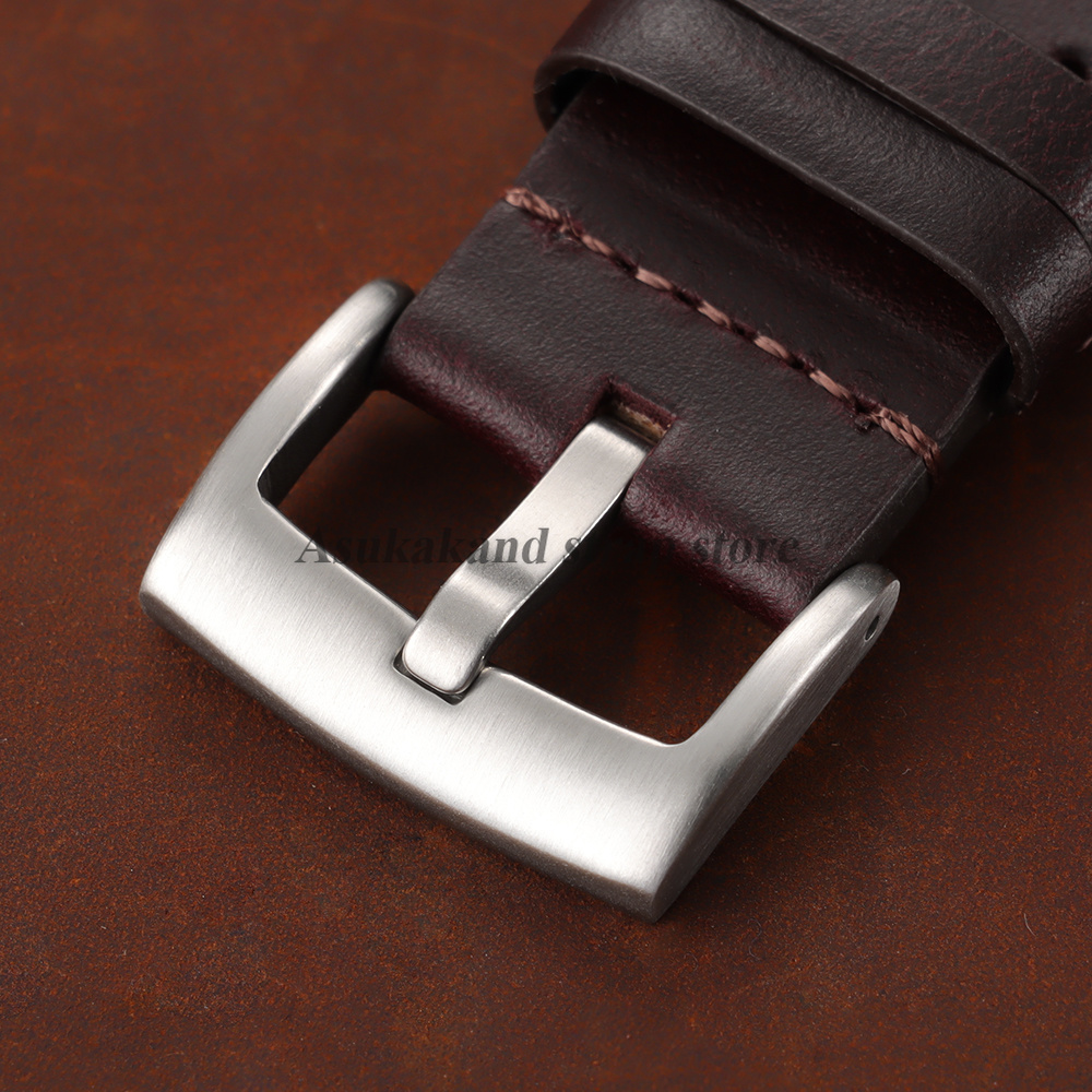 20mm 22mm Genuine Oil Wax  Lea - Leather Strap Quick Release review and price