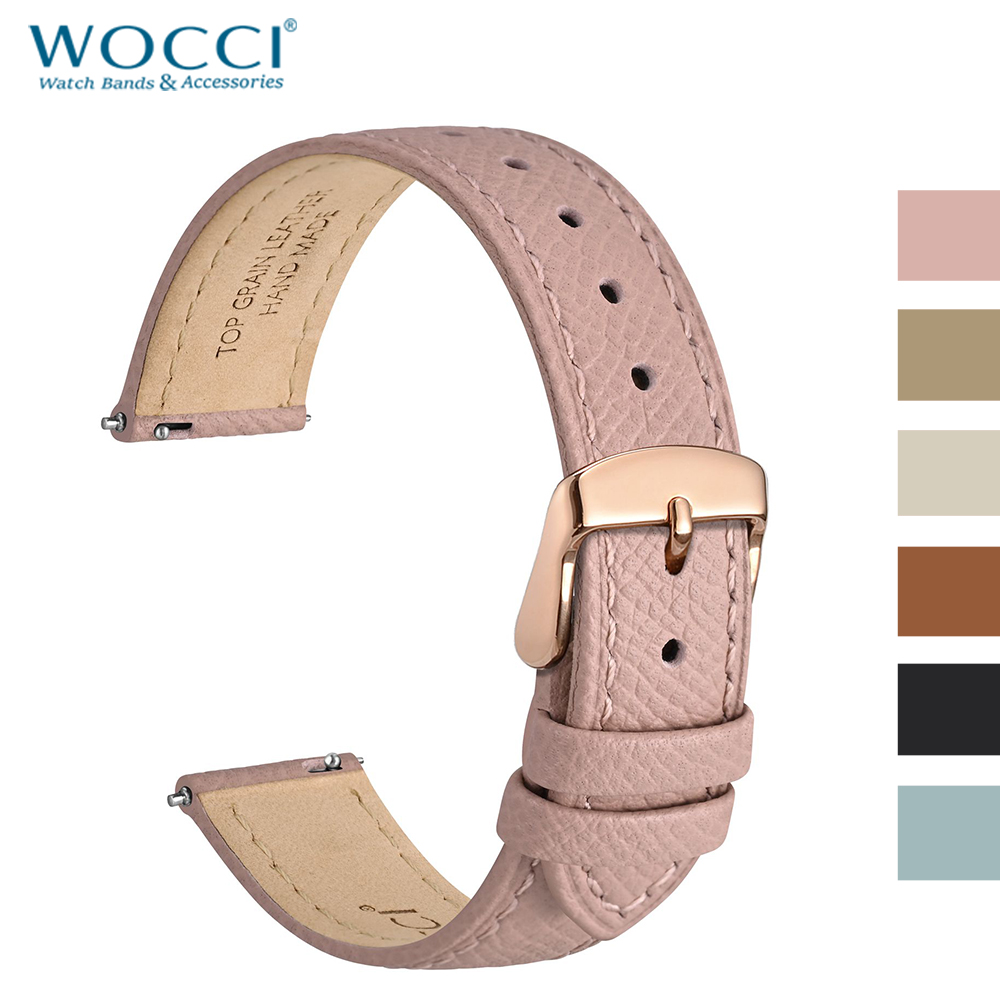 WOCCI Top Grain Leather Watch  - Leather Strap Quick Release review and price