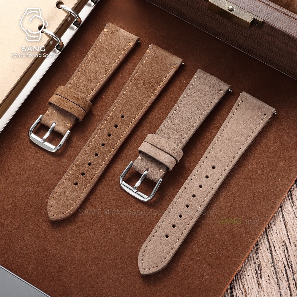 20mm 22mm Universal Men Women  - Suede Strap Watch review and price