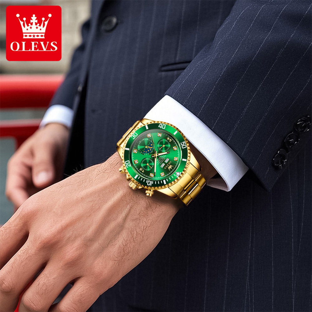 OLEVS 6729 Automatic Watch Man - Rolex Watch Submariner review and price