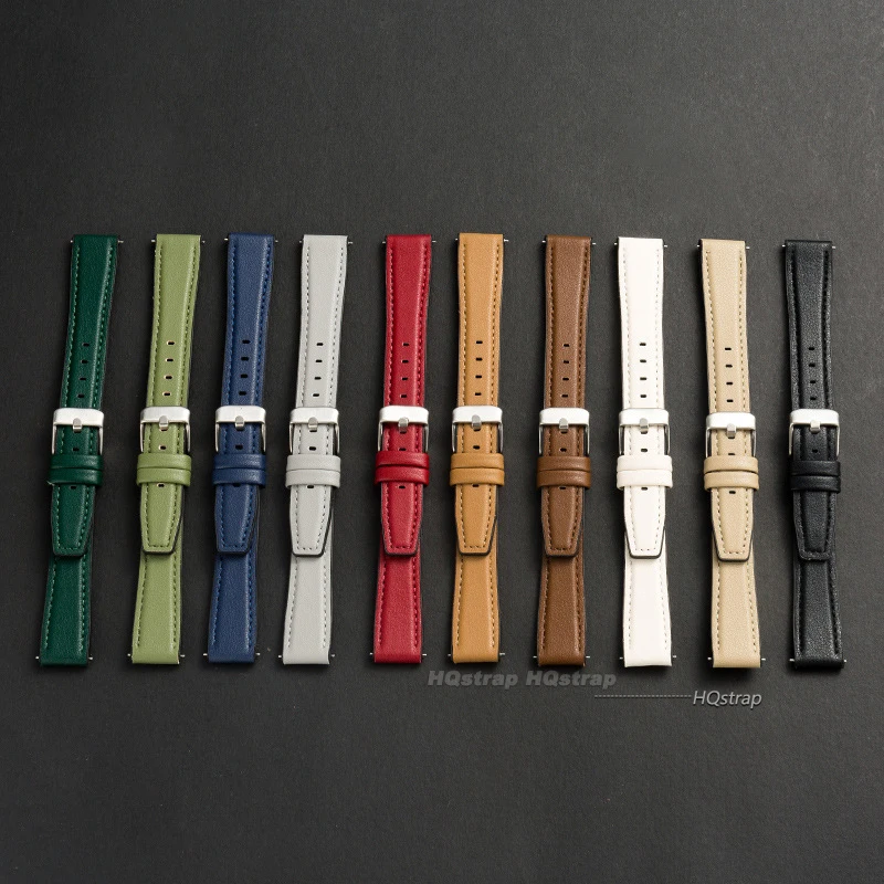 Ultra-thin Leather Watch Band  - Leather Strap Quick Release review and price