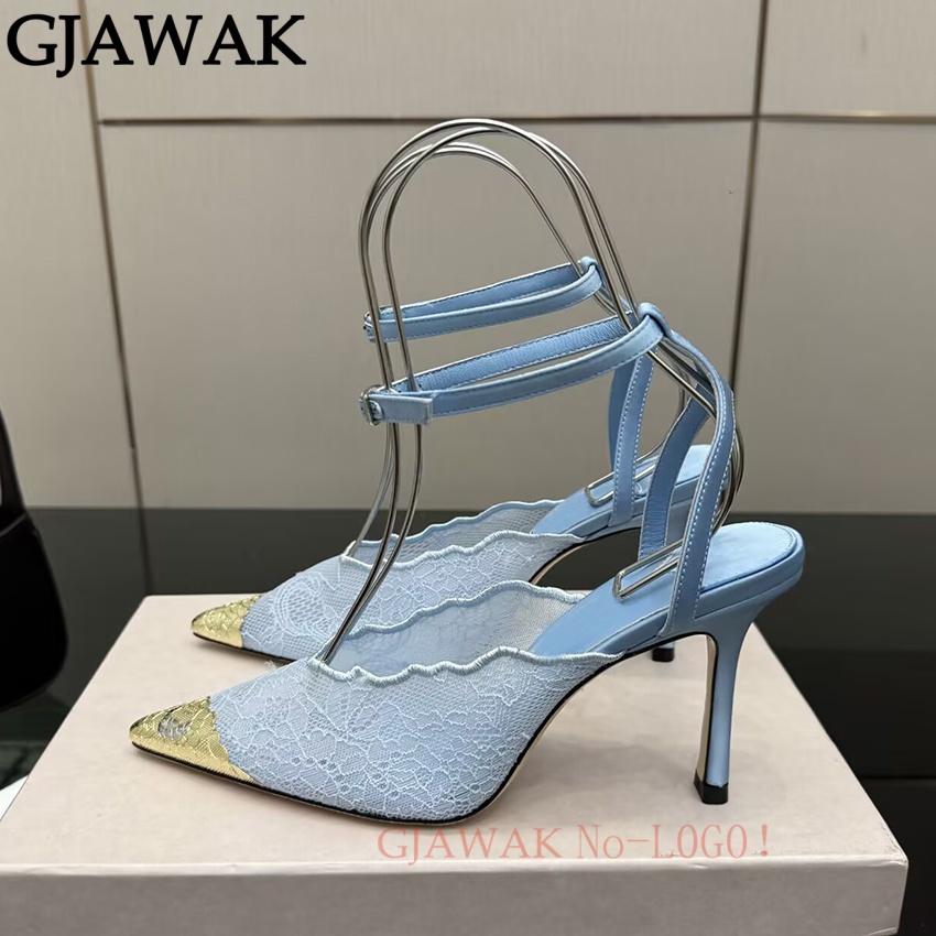 Thin High Heels Shoes Women Po - Mesh Strap Metal review and price