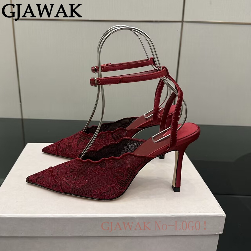 Thin High Heels Shoes Women Po - Mesh Strap Metal review and price