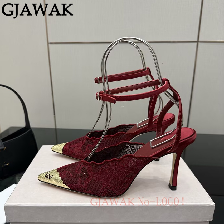 Thin High Heels Shoes Women Po - Mesh Strap Metal review and price