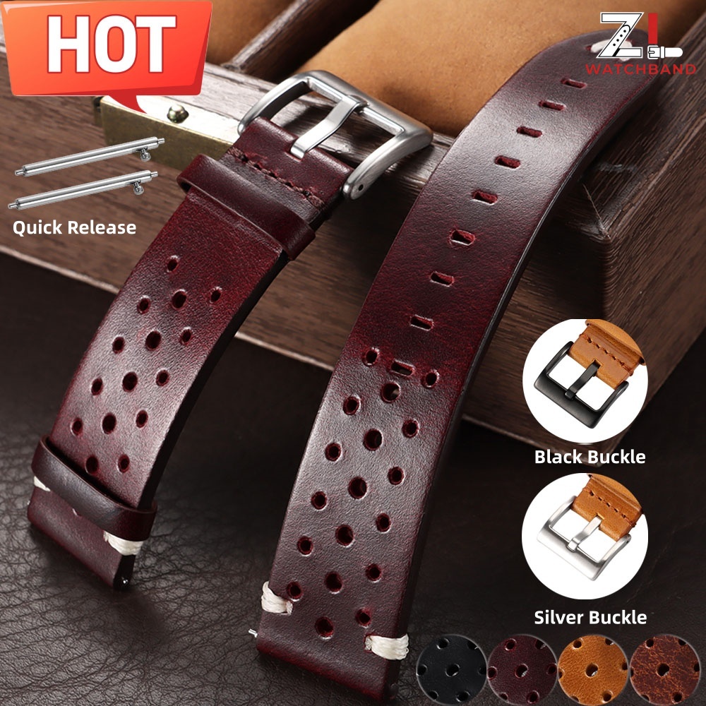 Cowhide Breathable Watchbands  - Suede Strap Watch review and price