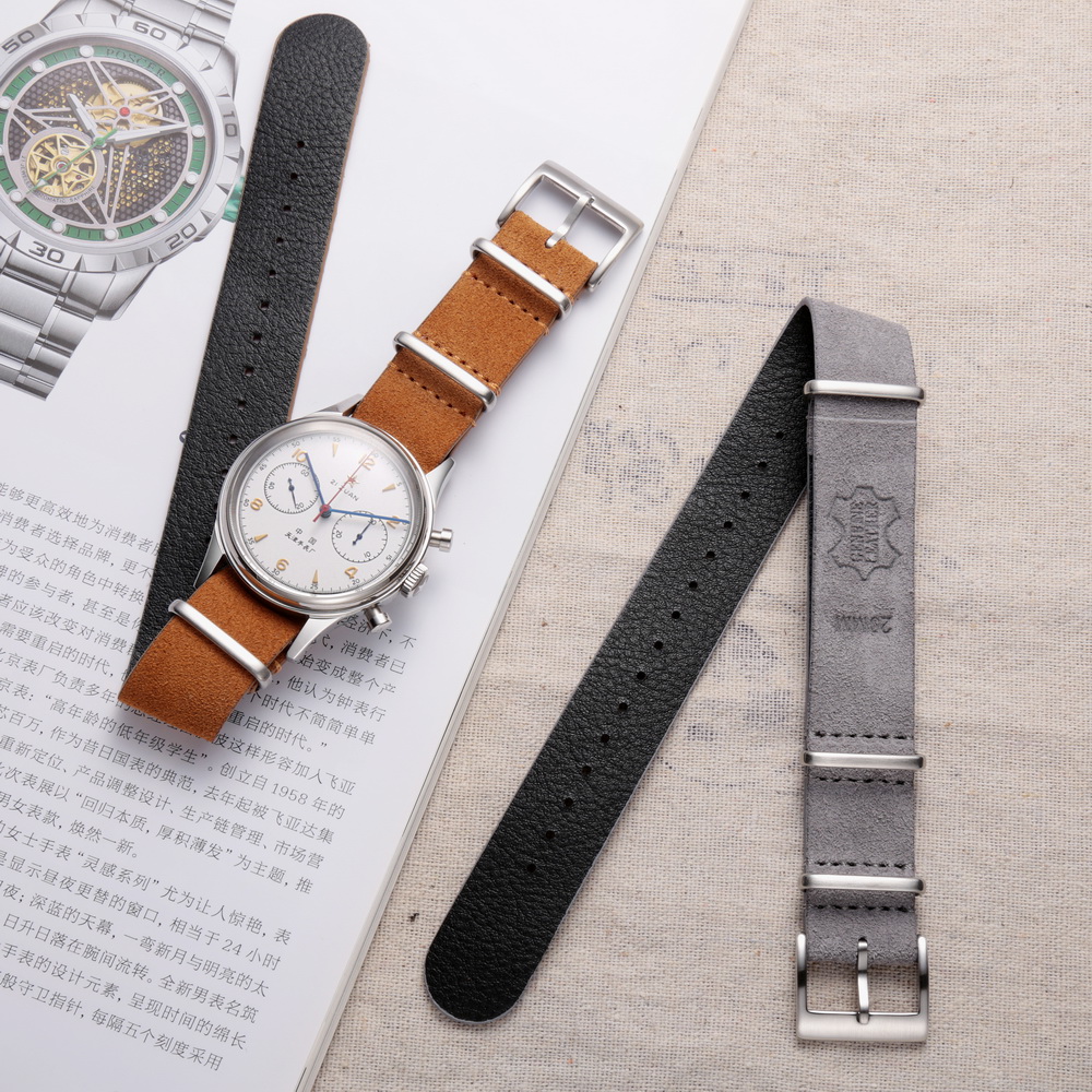HEMSUT Genuine Leather Watch B - Suede Strap Watch review and price