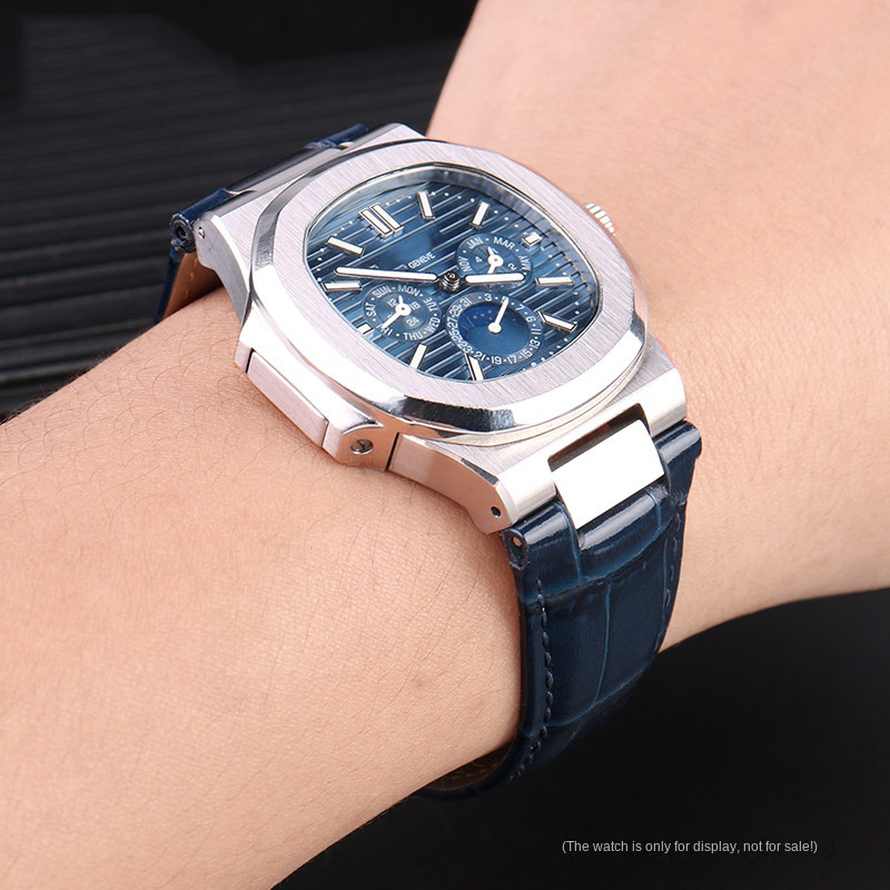 25X13mm notch Genuine Leather  - Patek Philippe Watch Aquanaut review and price