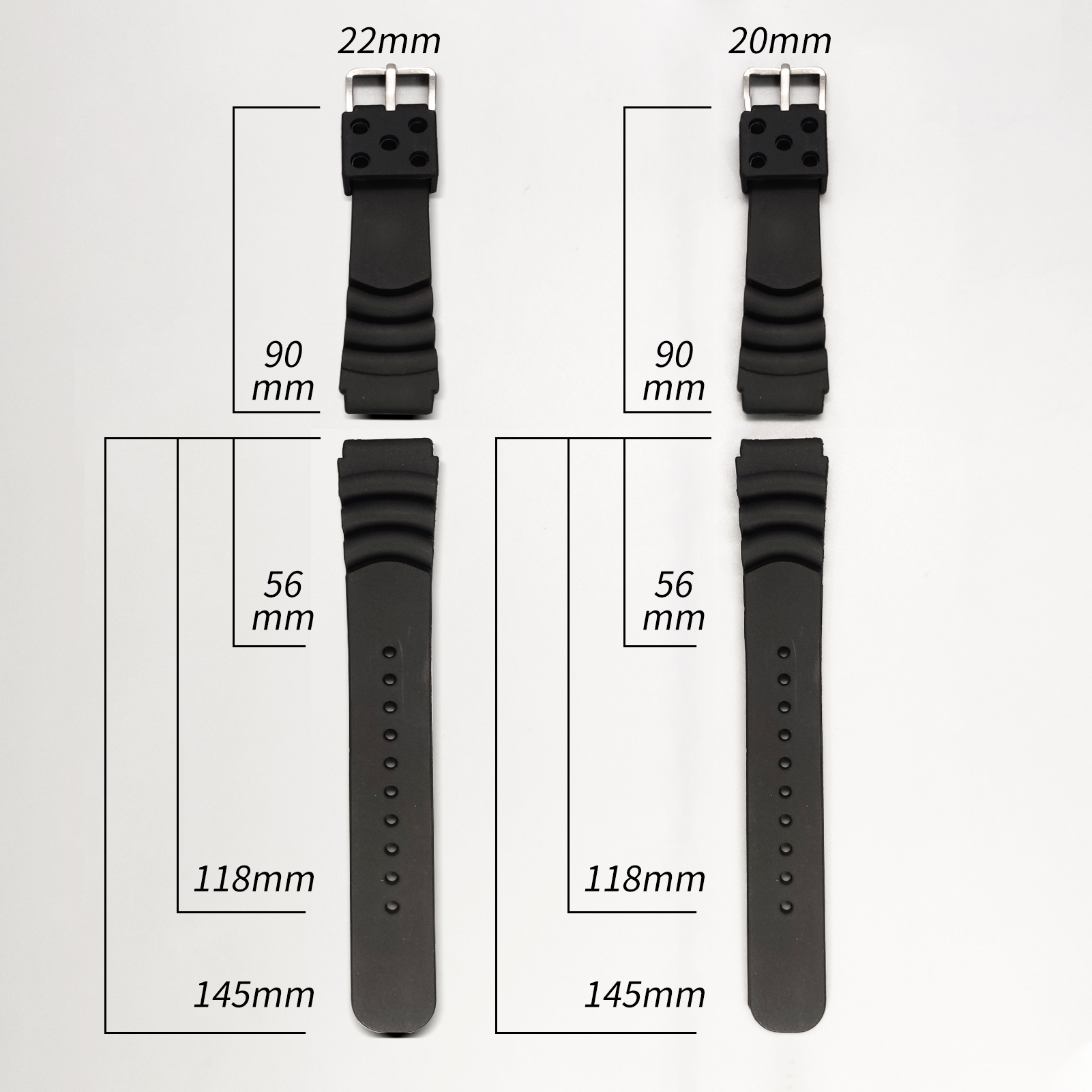 ADDIESDIVE Watch Strap 20mm 22 - Rubber Strap Diver review and price
