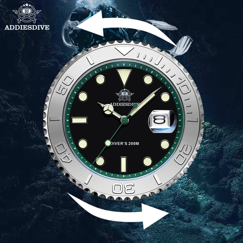 ADDIESDIVE Men's Dive Watch 20 - Rolex Watch Submariner review and price